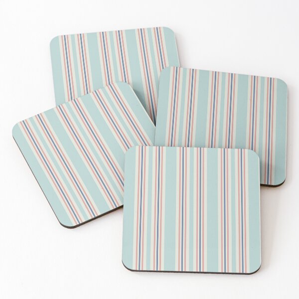 Item preview, Light Blue And Pink Stripes Pattern designed and sold by PattenMonster.
