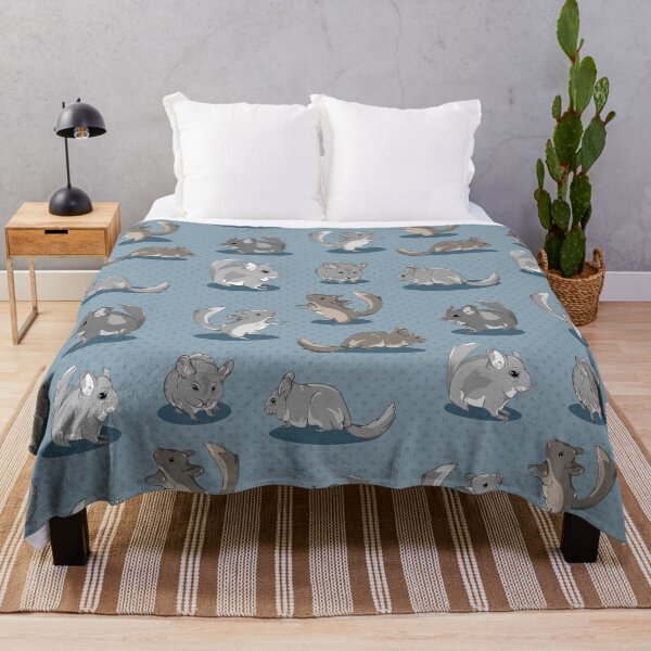 Chinchilla Pattern Throw Blanket