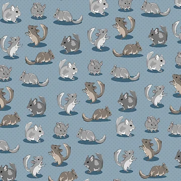 Artwork thumbnail, Chinchilla Pattern by ekpatterns