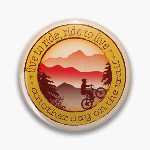 Item preview, Mountain Biking - Retro Yellow-Red 05 designed and sold by serenaking.