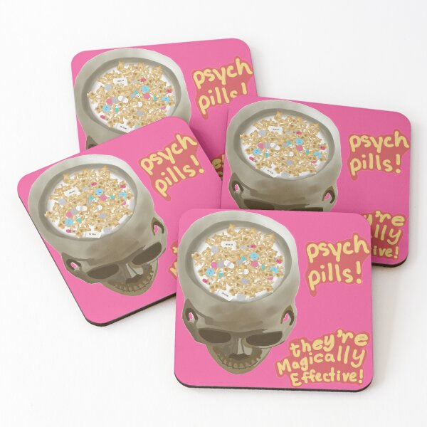 Item preview, Psych pills cereal skull designed and sold by ksail.