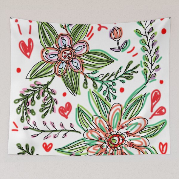 Item preview,  Floral dance in playful colors. designed and sold by IWOOJOO.