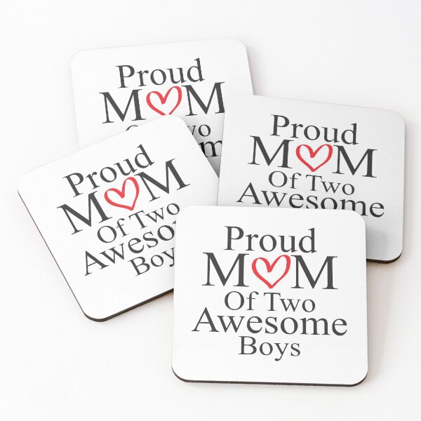 Item preview, Proud mom Of Two Awesome Boys designed and sold by KElife.