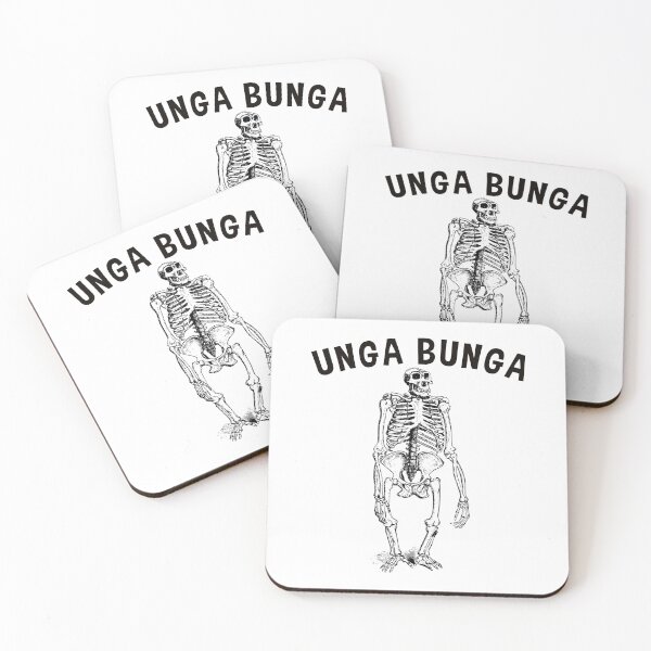 Item preview, Unga bunga caveman neanderthal skeleton meme designed and sold by Captain-Jackson.
