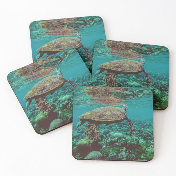 Item preview, Sea Turtle Photographed Underwater designed and sold by SquishStitches.