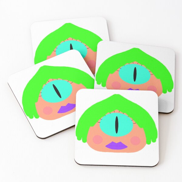Item preview, teal eyed, green haired, cyclopes  designed and sold by EmporiumAwesome.