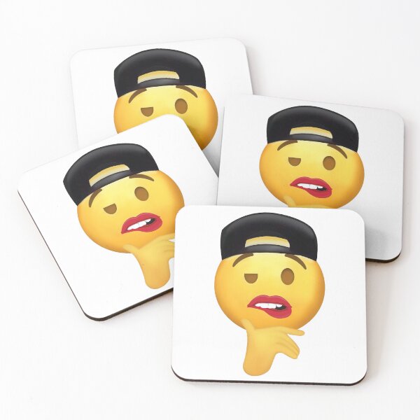 Item preview, Biting Lip Emoji Fuckboy Meme designed and sold by fomodesigns.