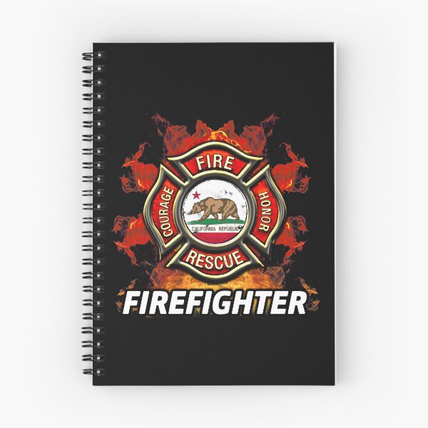 Item preview, FIREFIGHTER COURAGE FIRE HONOR RESCUE T-SHIRT designed and sold by bigerdan.