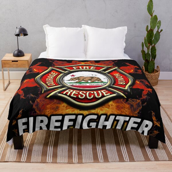 Item preview, FIREFIGHTER COURAGE FIRE HONOR RESCUE T-SHIRT designed and sold by bigerdan.