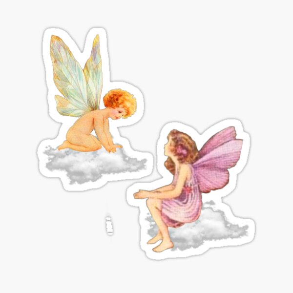 fairy and angel Sticker