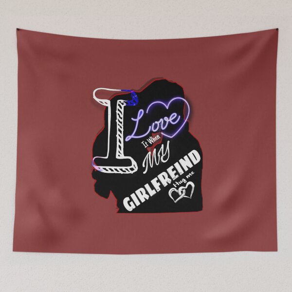 Item preview, I Love it When My Girlfreind Hug me Gift For Her Valentine  designed and sold by Shirt-u.