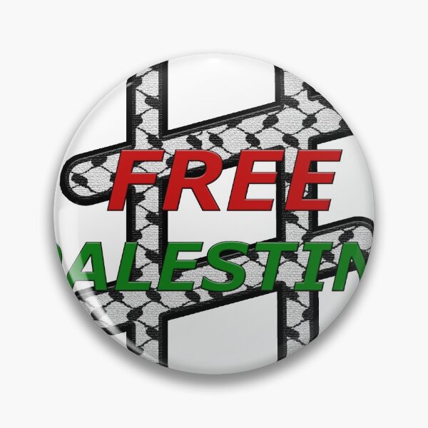 Item preview, hashtag free Palestine  designed and sold by Fifi Cat .