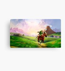 TLOZ Ocarina of Time - Hyrule Field Canvas Print