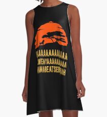 BAAAAAAAAAAAAA SOWENYAAAAAAAAAA MAMABEATSEBABAH African Lion T Shirt A-Line Dress