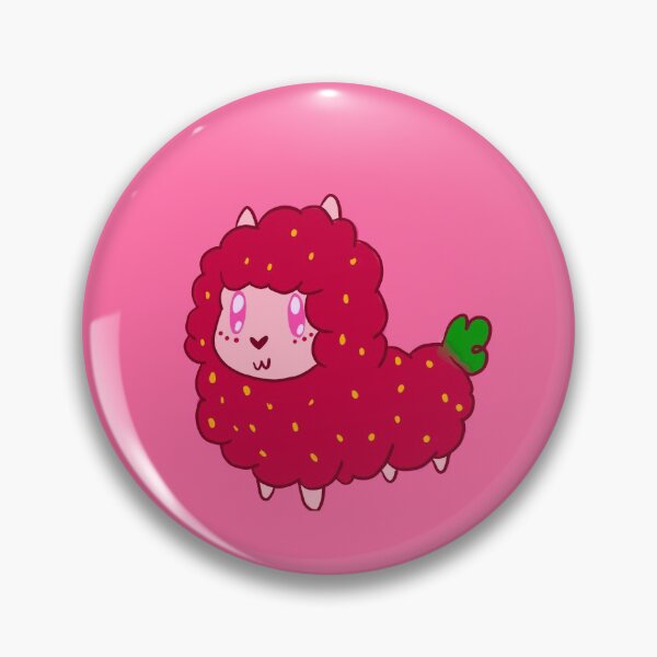 Item preview, Strawberry Chibi Llama w/o background designed and sold by Starmiaofairy.
