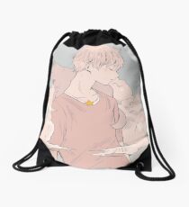 dozing off. Drawstring Bag
