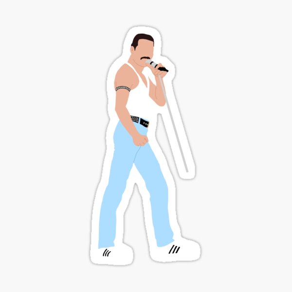 Aide en direct de Freddie Mercury Sticker