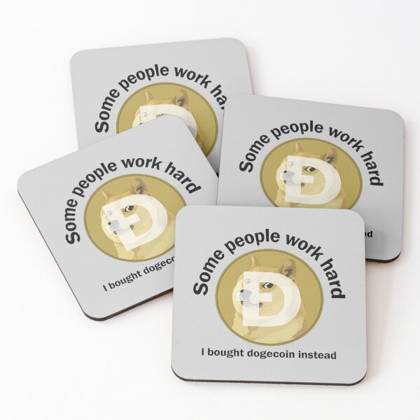 Item preview, Work Hard Dogecoin designed and sold by Troy Green.