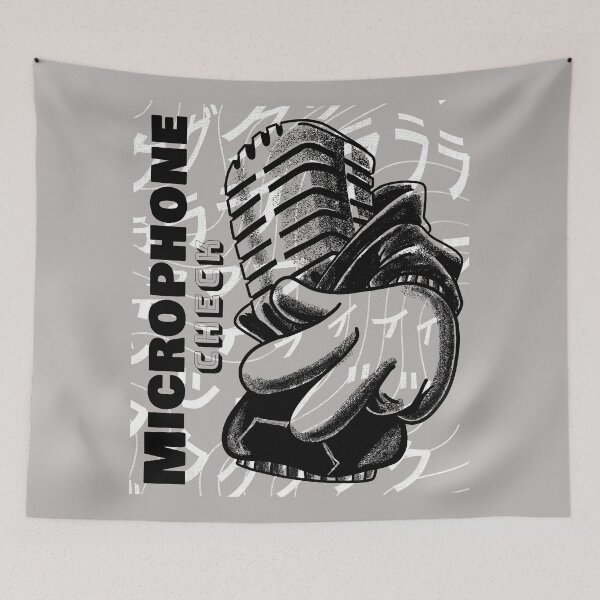 Artikelvorschau, Mikrofon Check Vintage Mic - RAP & Hip Hop - #Freestyle entworfen und verkauft von onjcdesign.