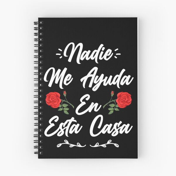 Item preview, Nadie Me Ayuda En Esta Casa: Cute Spanish Mom Gift, Red Flowers, Funny Spanish Gift For Women, Mamacita Cute Latina Mom Gift designed and sold by Simoakn.