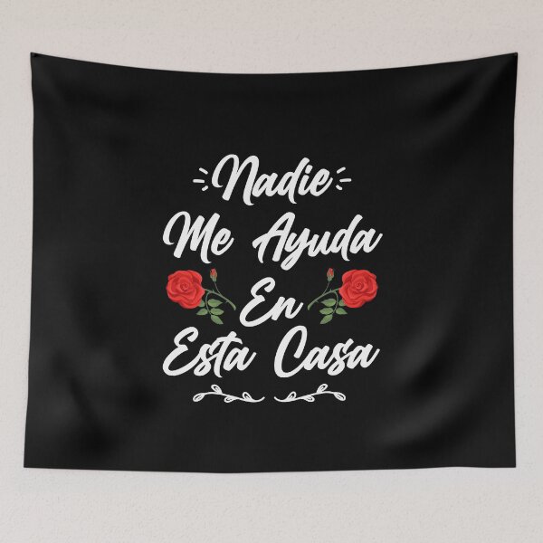 Item preview, Nadie Me Ayuda En Esta Casa: Lindo regalo de mamá española, flores rojas, divertido regalo español para mujeres, Mamacita Lindo regalo de mamá latina designed and sold by Simoakn.