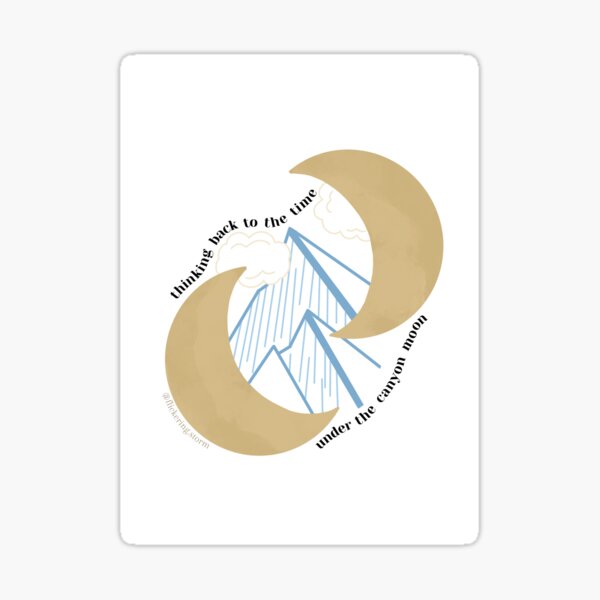 Harry Styles Canyon Moon Sticker
