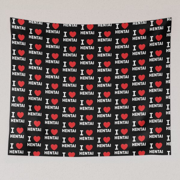 Item preview, I Love Hentai Anime Manga designed and sold by JustLivinLife.
