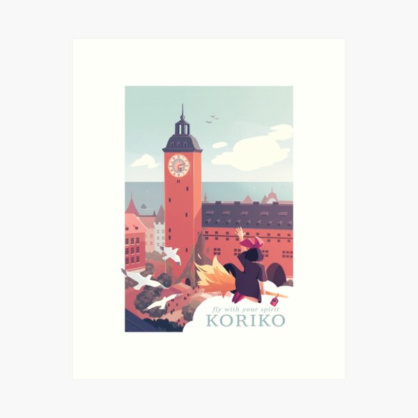 fly to koriko! Art Print