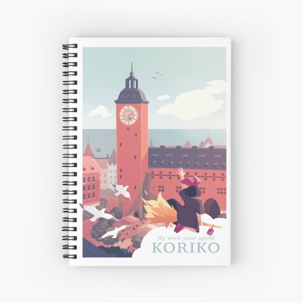 fly to koriko! Spiral Notebook