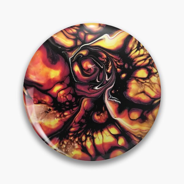 Item preview, RED AND GOLD ACRYLIC BLOOM designed and sold by Jennifer Leavey Designs.