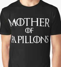 Mother of Papillons Dog T Shirt Graphic T-Shirt