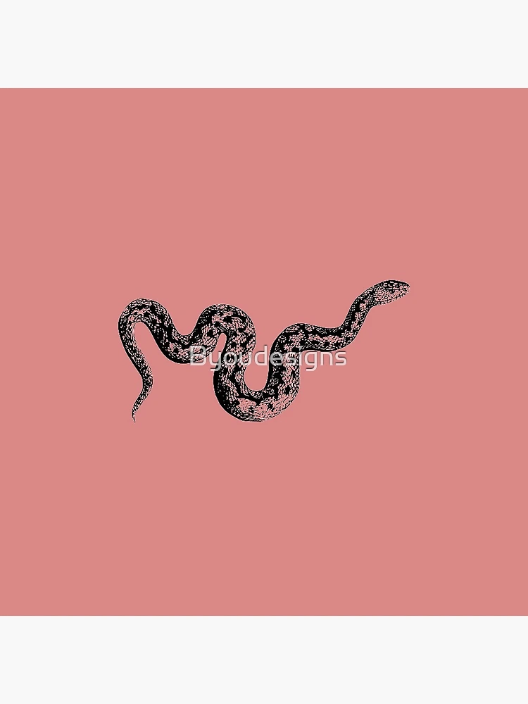 Thumbnail 3 of 3, Pin, Python Snake! designed and sold by Byoudesigns.
