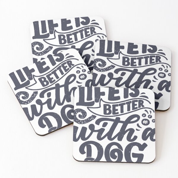 Item preview, life is better with a dog  designed and sold by hsaied.
