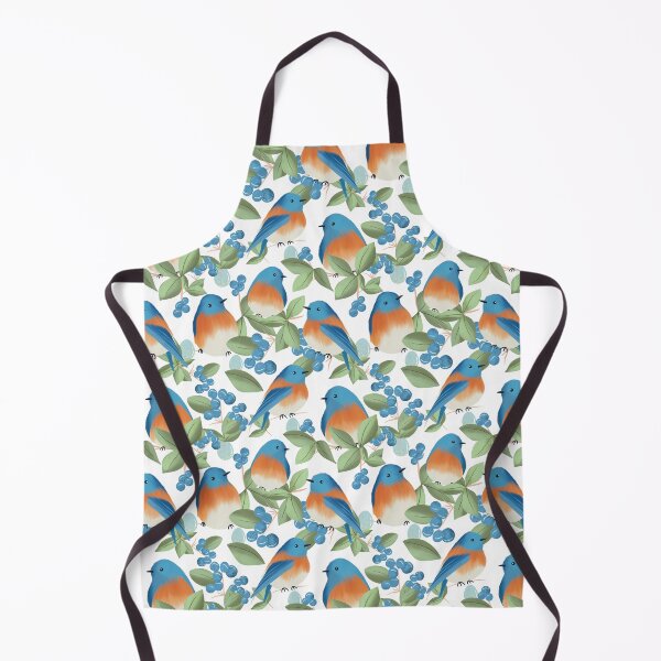 Item preview, Bluebirds Berries and Eggs designed and sold by zyrapaint.