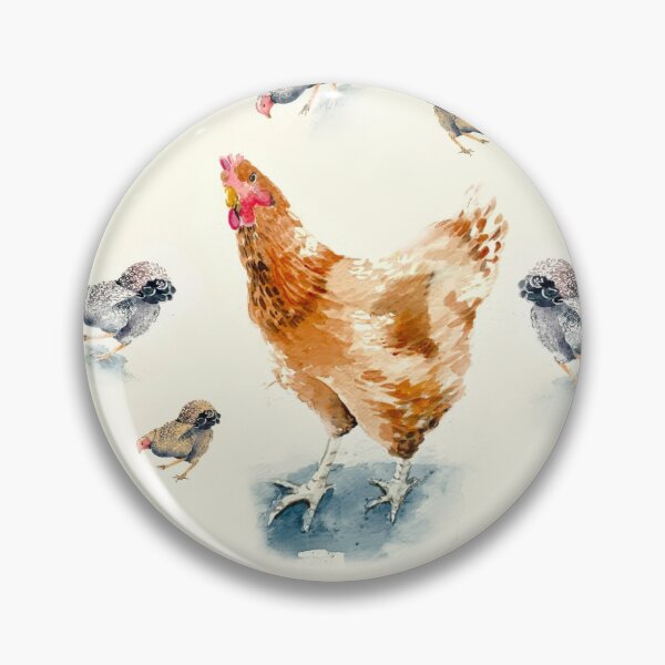 Item preview, An apron with cute chickens  designed and sold by Pachionart.