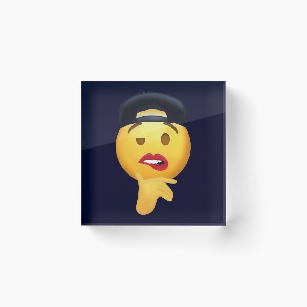 Item preview, Bite Lip Emoji Fuckboy Meme designed and sold by fomodesigns.