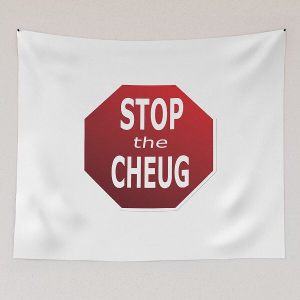 Item preview, STOP the CHEUG T-Shirt designed and sold by ThinkinClothing.