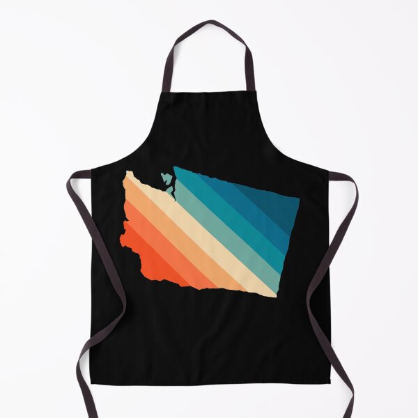 Item preview, Washington State Retro Map designed and sold by Texterns.