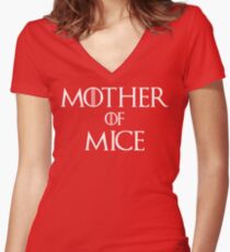 Mother of Mice T Shirt Women's Fitted V-Neck T-Shirt