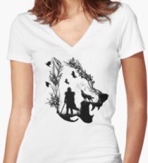 Lone Wolf Shirt mit V-Ausschnitt