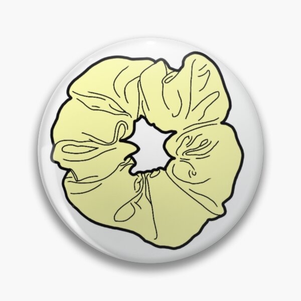 Item preview, Pastel Yellow Scrunchie designed and sold by StickerLickerz.