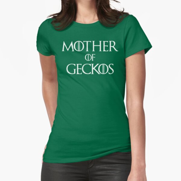Mutter des Geckos-T-Shirts Tailliertes T-Shirt
