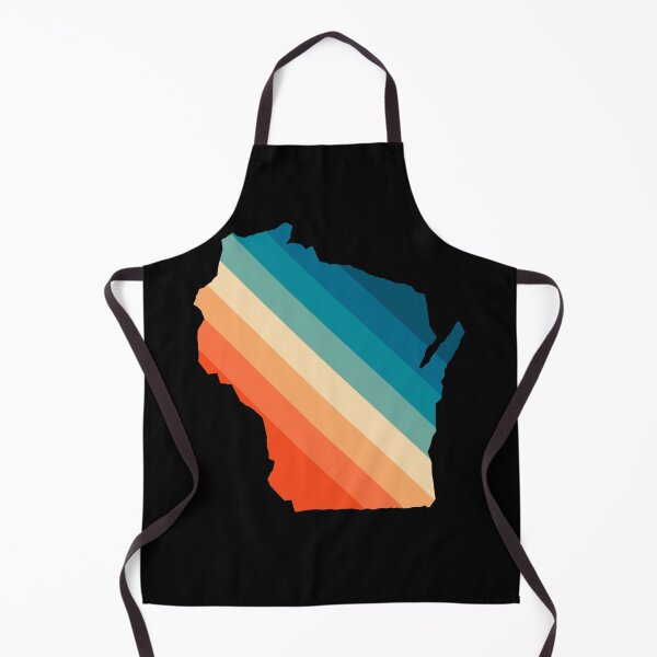 Item preview, Wisconsin State Retro Map designed and sold by Texterns.