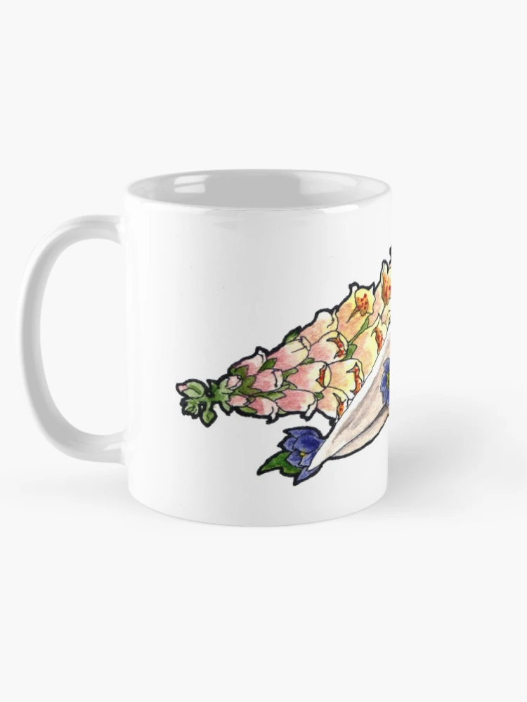 Aperçu 5 sur 6. Mug à café avec l'œuvre Skull of Air créée et vendue par Rey Mehlhorn.