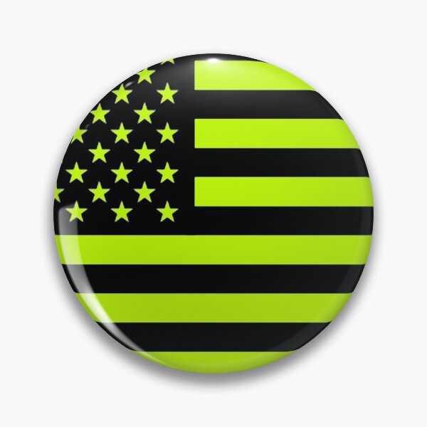 Item preview, American Flag - Construction Safety Green designed and sold by unionpride.
