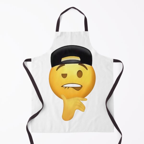 Item preview, Fuckboy face Meme Emoji With Hat Biting Lip designed and sold by fomodesigns.