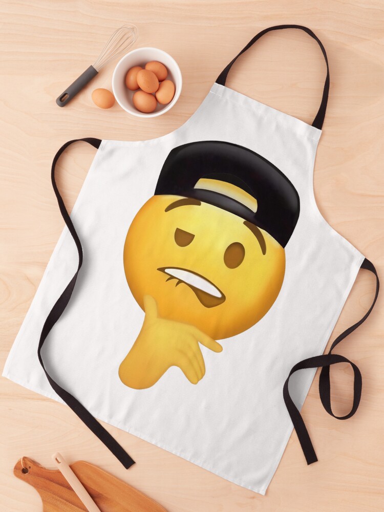 Fuckboy face Meme Emoji With Hat Biting Lip | Canvas Print