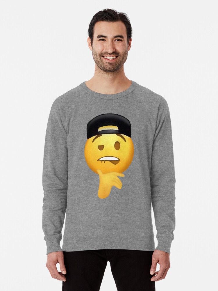 Fuckboy face Meme Emoji With Hat Biting Lip | Canvas Print