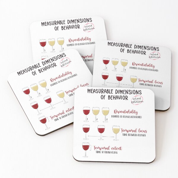 Item preview, Measurable dimensions of behavior wine edition  designed and sold by bcbayay designs.