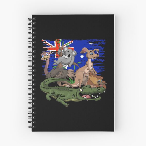 Item preview, Australia Aussie Kangaroo Koala Bear Ostrich Crocodile  designed and sold by Kaceton.